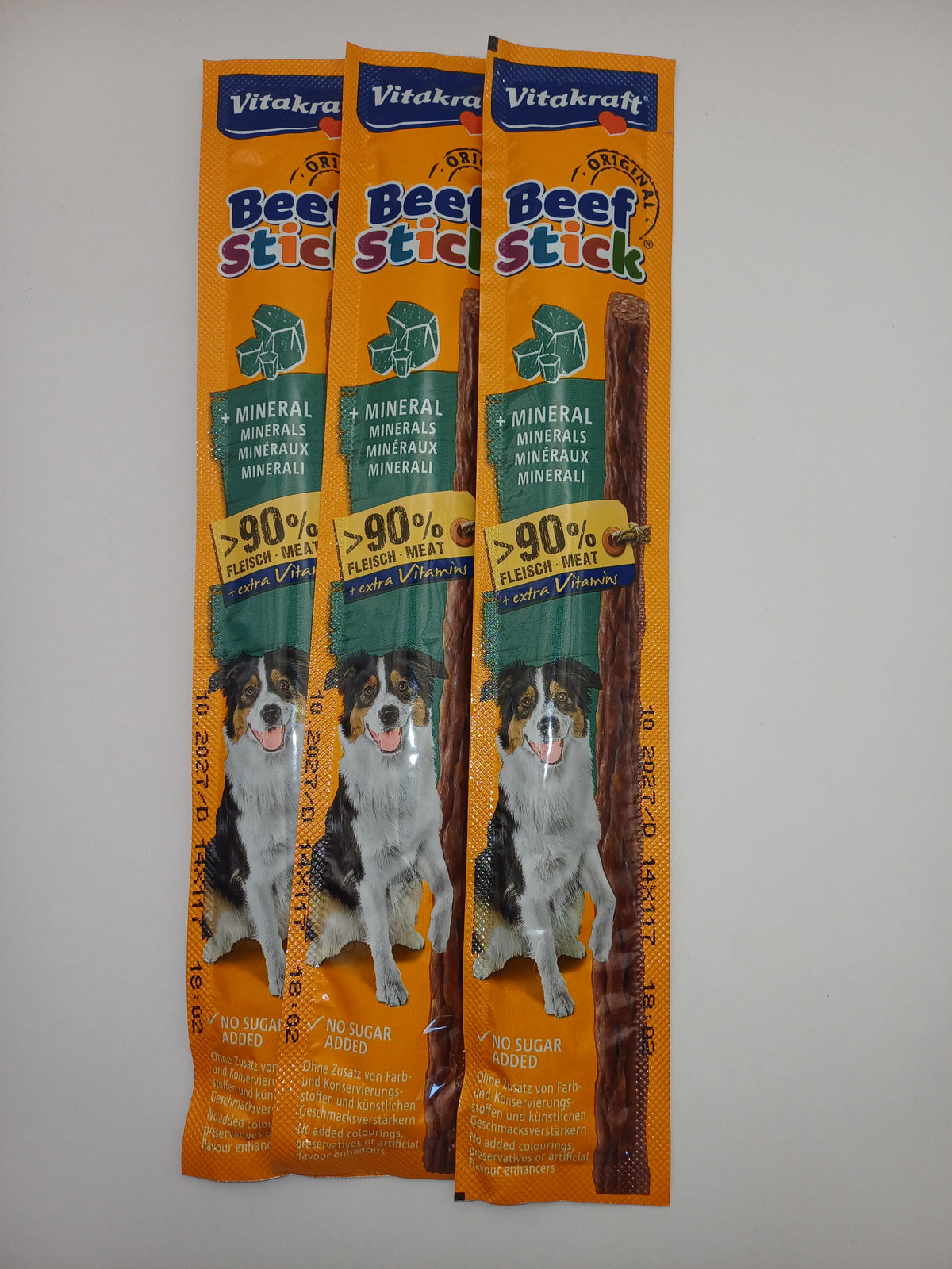 Pack 3 Snacks Naturales para Perros - Ciervo, Res y Res Mineralizada